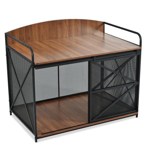 Heavy Duty Wooden Dog Crate Furniture for Large Dogs - Image 8