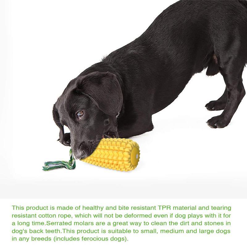 PROKEl Corn Stick Dog Chew Toy – Squeaky TPR Chew for Small, Medium & Large Dogs - Image 9