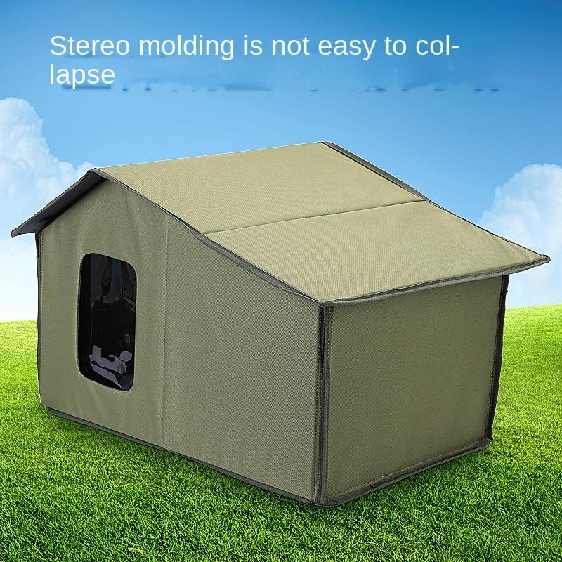 Outdoor Waterproof Stray Cat & Dog House – Warm, Removable, Easy to Clean & All-Season Shelter - Image 8
