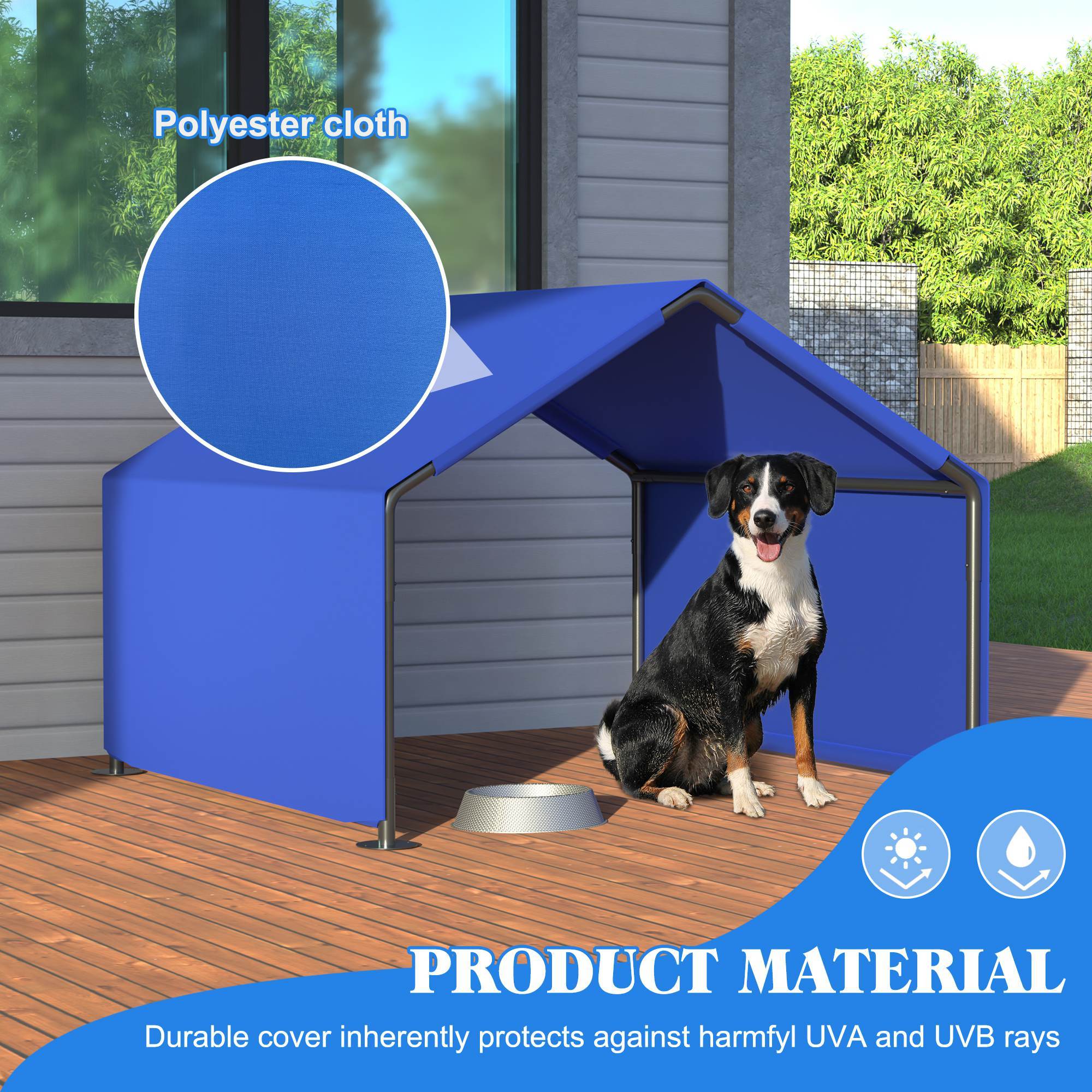 Outdoor Dog Shade Tent – Waterproof Sun Shelter for Small & Medium Pets - Image 7