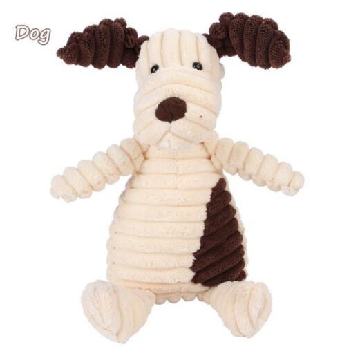 Animal Plush Toy for Dogs – Teeth Cleaning, Chew & Training Toy with Sound - Image 3