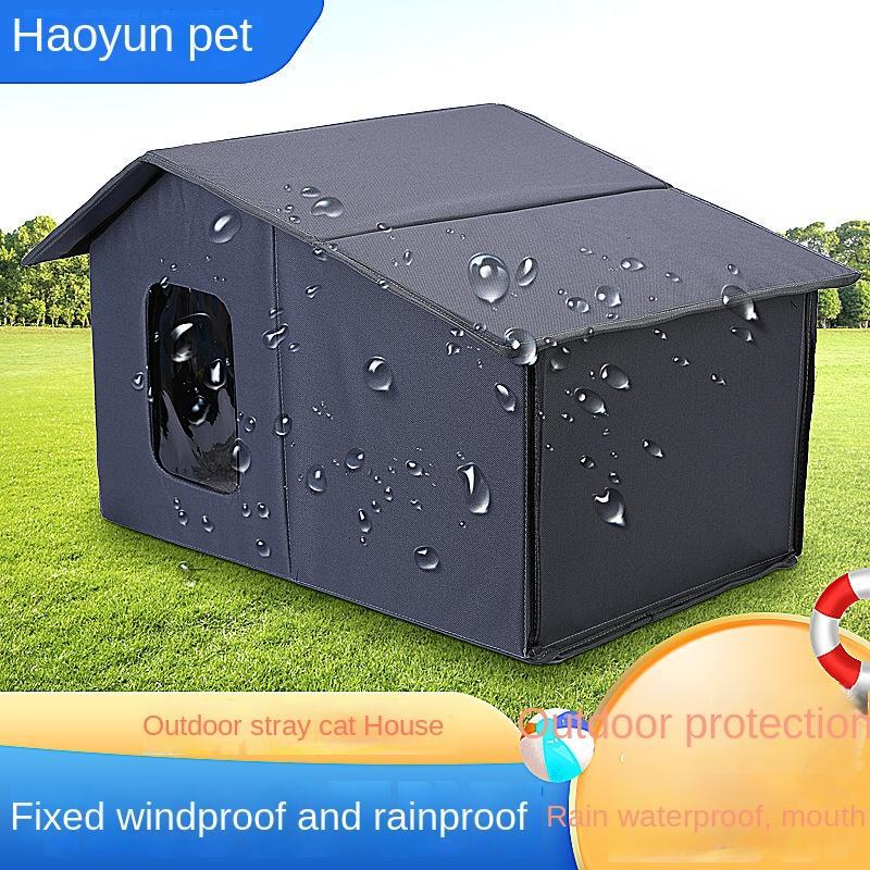 Outdoor Waterproof Stray Cat & Dog House – Warm, Removable, Easy to Clean & All-Season Shelter - Image 3