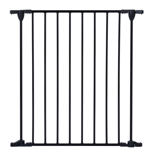 Adjustable Safety Gate – 8-Panel Metal Play Yard, Fireplace Fence, Doorway & Stair Barrier, Black - Image 7