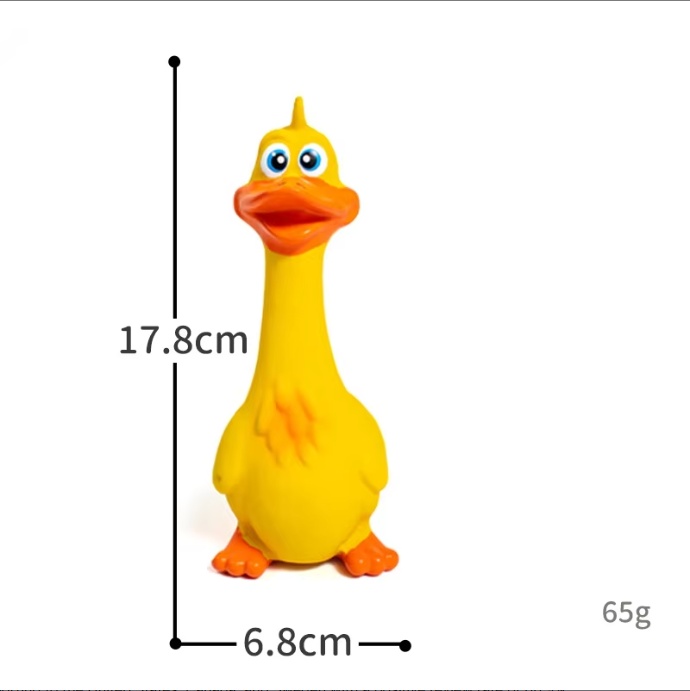 Hiphop pet Latex Duck Dog Toy – Interactive Squeaky Chew Toy for Dogs - Image 3