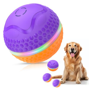 Interactive Smart Rolling Dog Ball Toy for Medium & Large Dogs