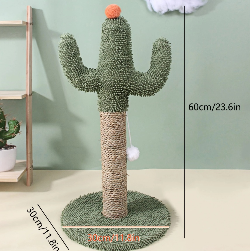 Interactive Cactus Cat Toy – Fun Indoor Cat Furniture for Play, Exercise & Enrichment - Image 3