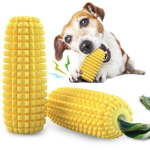 PROKEl Corn Stick Dog Chew Toy – Squeaky TPR Chew for Small, Medium & Large Dogs