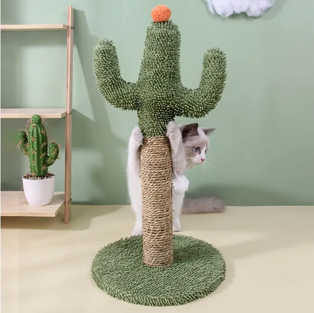 Interactive Cactus Cat Toy – Fun Indoor Cat Furniture for Play, Exercise & Enrichment