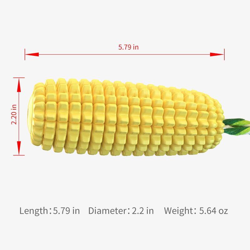PROKEl Corn Stick Dog Chew Toy – Squeaky TPR Chew for Small, Medium & Large Dogs - Image 4