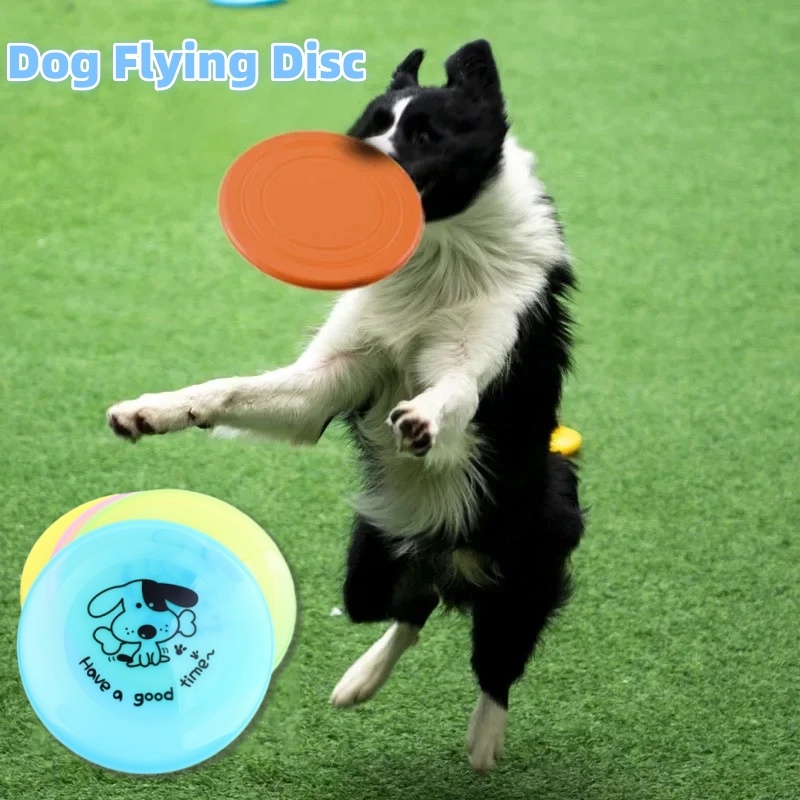 Silicone Flying Disc for Dogs – Durable Pet Frisbee Toy for Training & Play