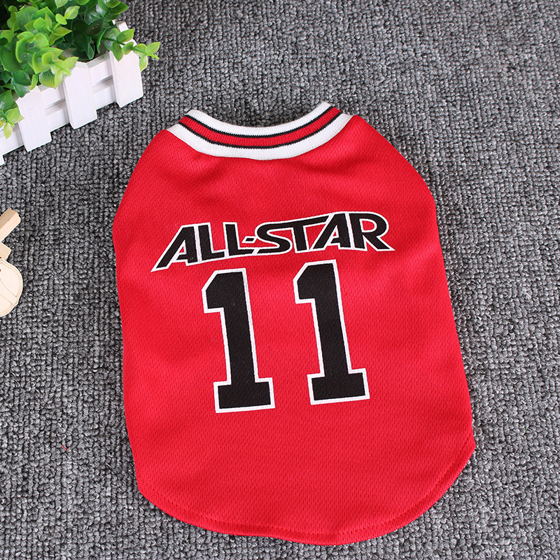 Hot World Cup Ball Dog Vest – Casual Cotton T-Shirt for Spring & Summer, Pet Supplies for Small to Large Dogs - Image 6