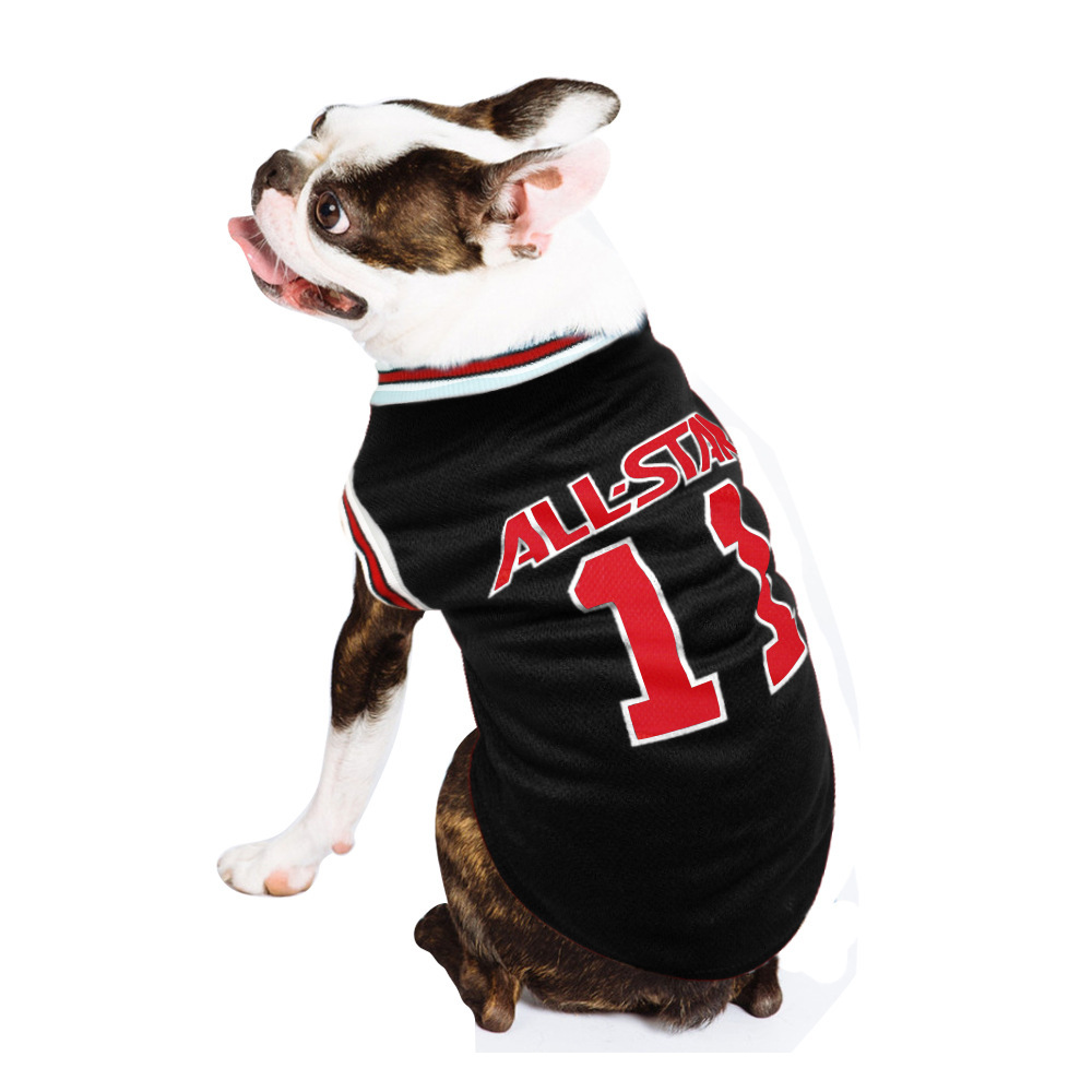 Hot World Cup Ball Dog Vest – Casual Cotton T-Shirt for Spring & Summer, Pet Supplies for Small to Large Dogs - Image 4