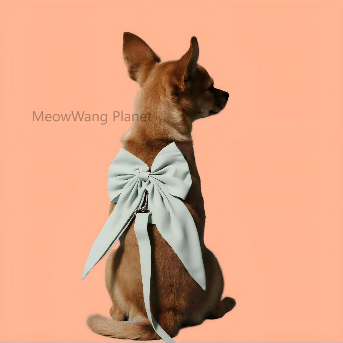 Elegant Pet Harness & Leash Set – Adjustable Escape-Proof Half Vest for Cats & Small Dogs - Image 3