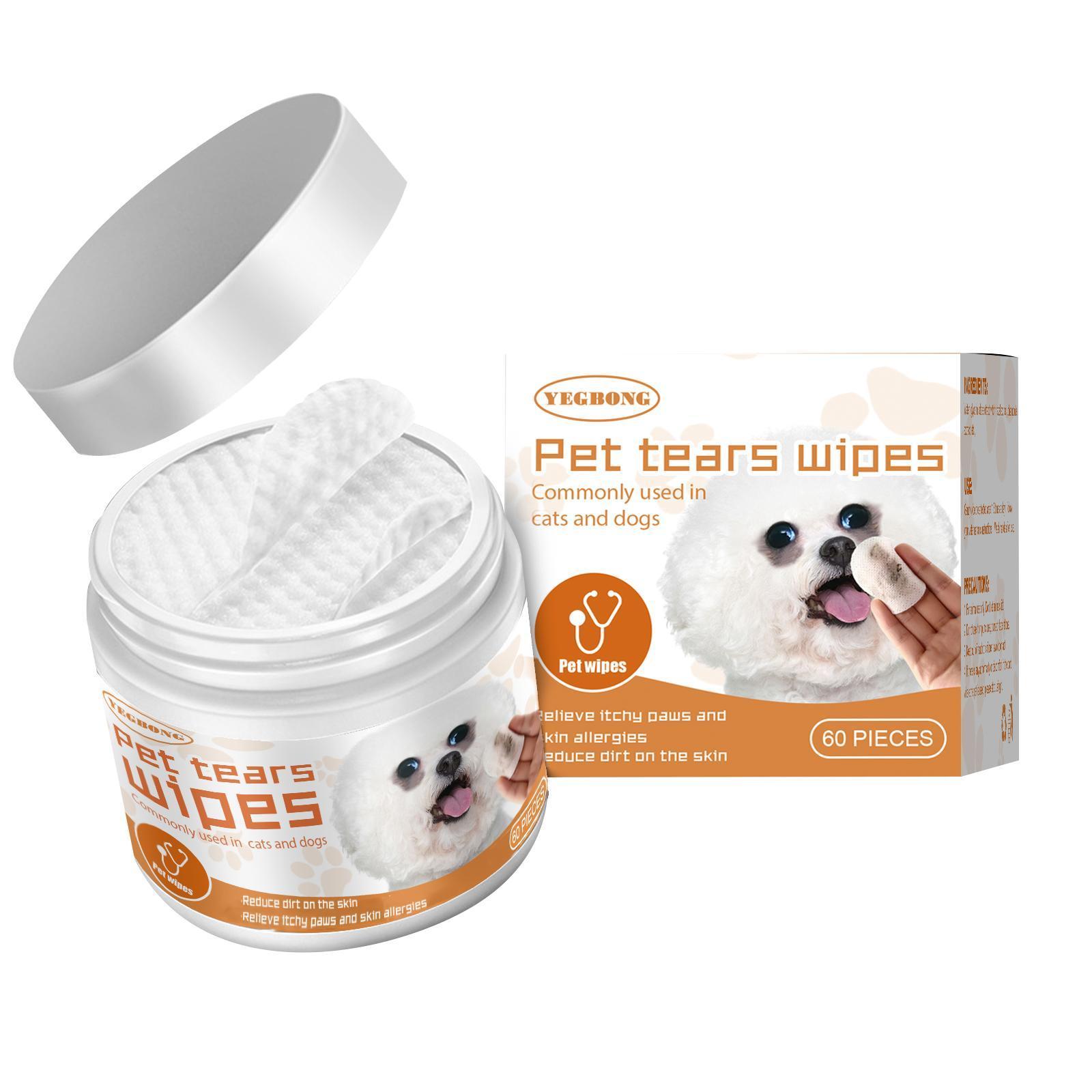 Yegebang Pet Eye Cleaning Wipes – Gentle Tear Stain & Dirt Remover for Dogs and Cats - Image 8