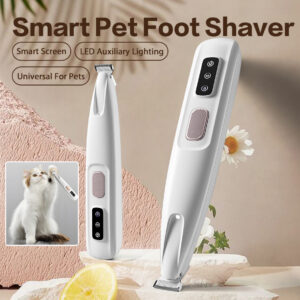 2025 Rechargeable Pet Paw Trimmer – Quiet Cordless Grooming Clippers with LED for Home Use