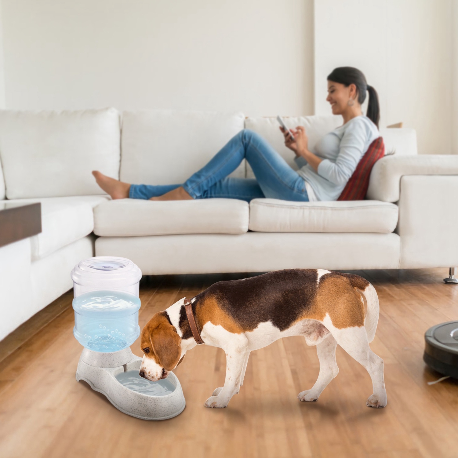 3.5L Gravity Pet Water Dispenser – Automatic Self-Dispensing Water Feeder for Cats & Dogs - Image 9