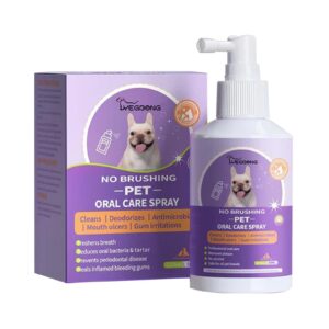 Yegebang Cat & Dog Teeth Cleaning Spray – Pet Oral Care & Fresh Breath Deodorizing Spray
