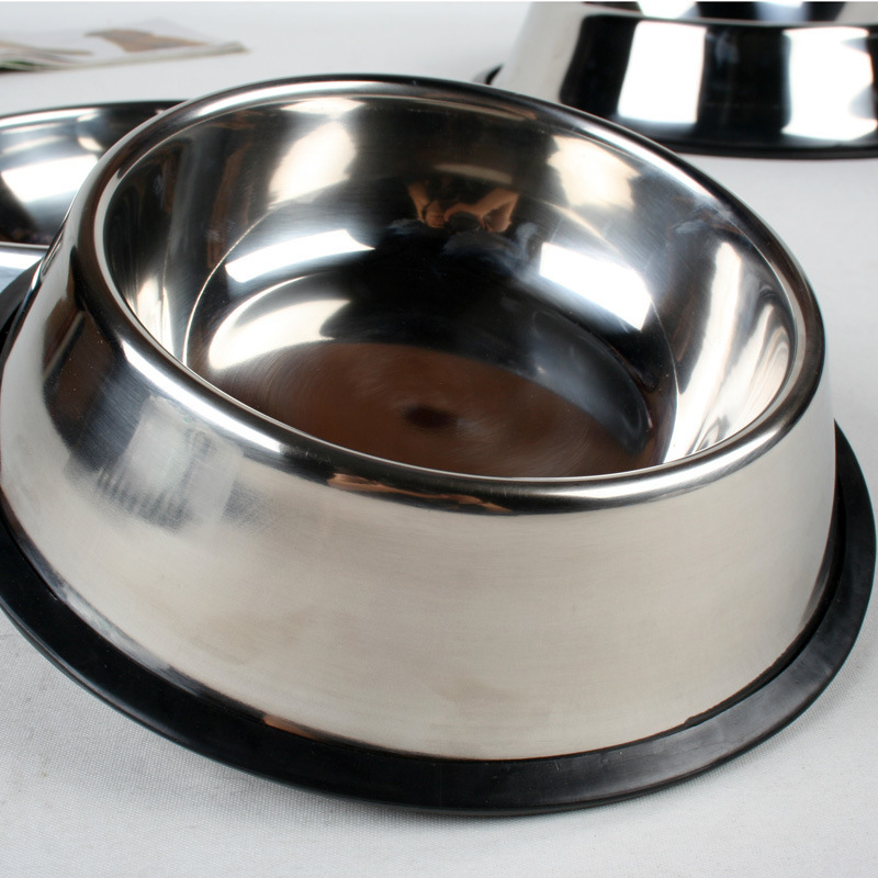Classic Stainless Steel Dog & Cat Bowls – Durable Pet Food & Water Bowl - Image 5