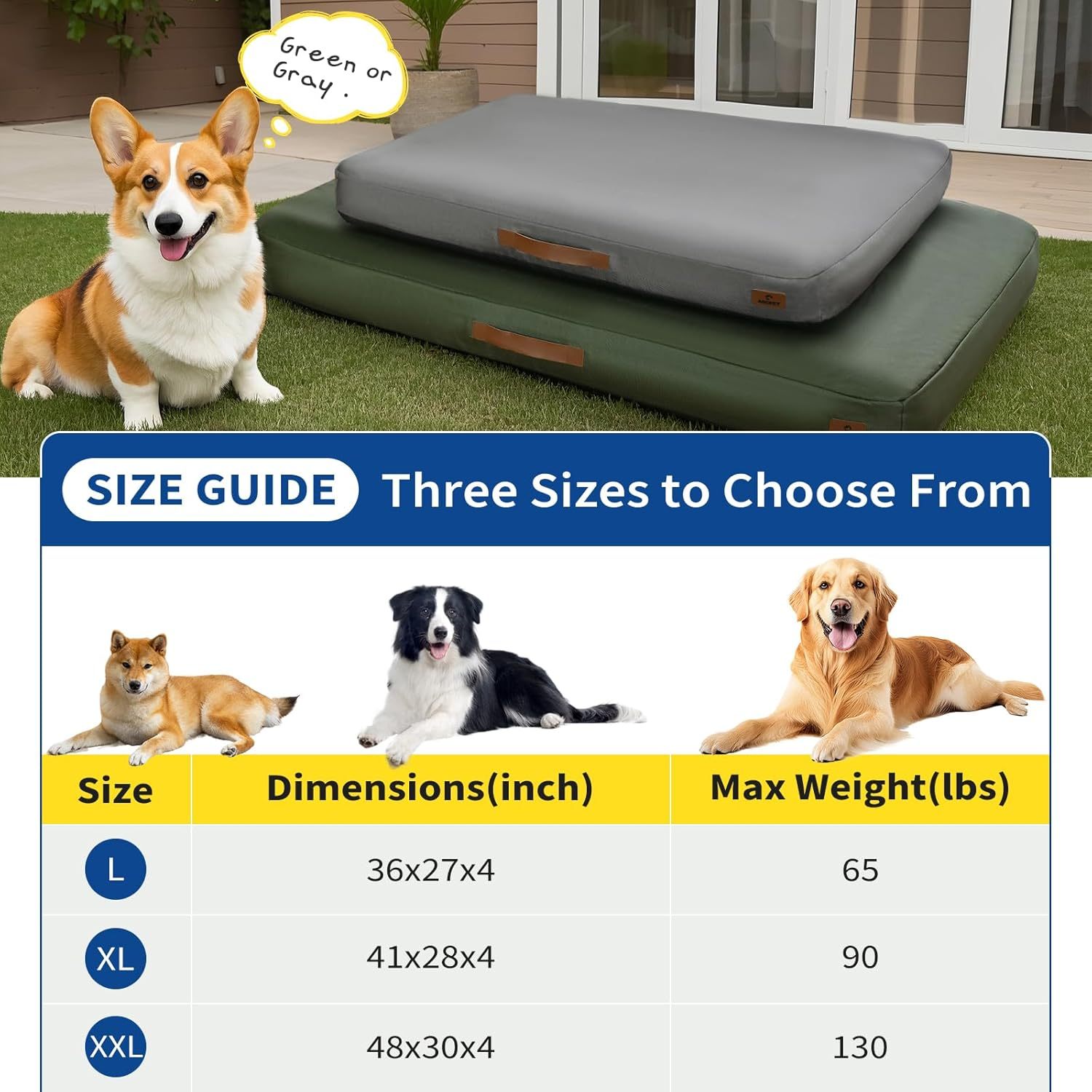 Medium Dog Outdoor Inflatable Bed – Removable, Washable, Waterproof & Non-Slip Pet Travel Mat for Summer - Image 2