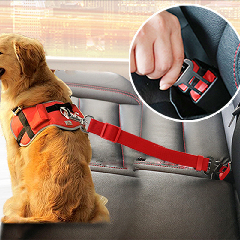 Retractable Dog Safety Belt – Car Seat Belt for Pets with Safety Buckle - Image 8