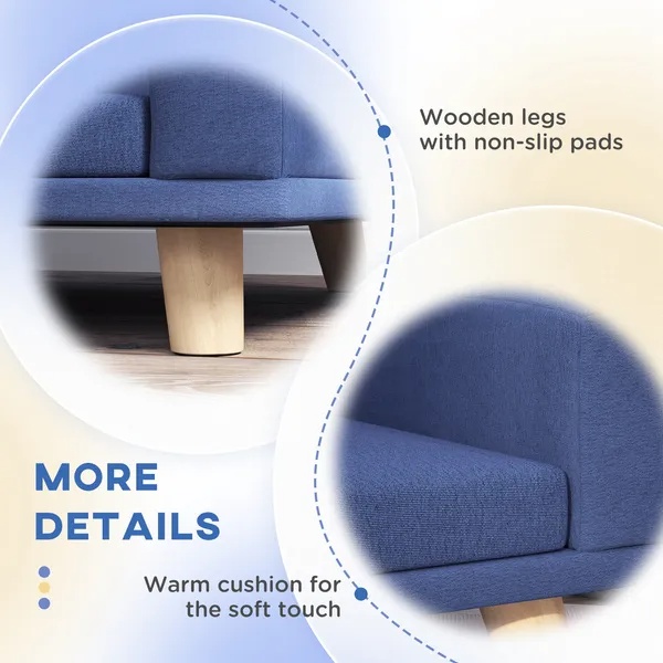 Dog Sofa Couch Bed for Large Dogs – Washable Cushion, Plush Comfortable Pet Sofa - Image 5