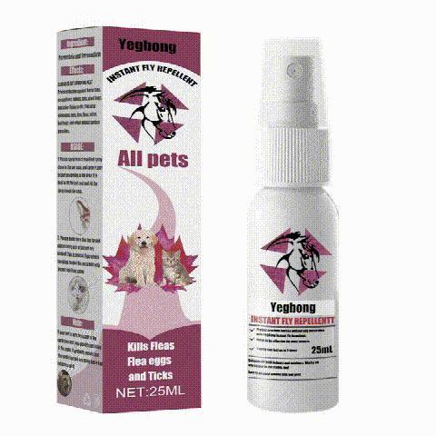 Yegebang Pet Flea & Tick Removal Spray – Anti-Itch Deworming Spray for Cats and Dogs - Image 6