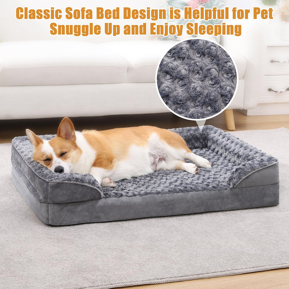 Washable Luxury Orthopedic Dog Sofa – Chew-Proof Pet Bed for Dogs - Image 4