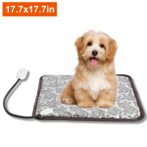 Pet Heating Pad – Waterproof, Adjustable Warm Blanket with Anti-Bite Cord for Dogs, Cats, Rabbits