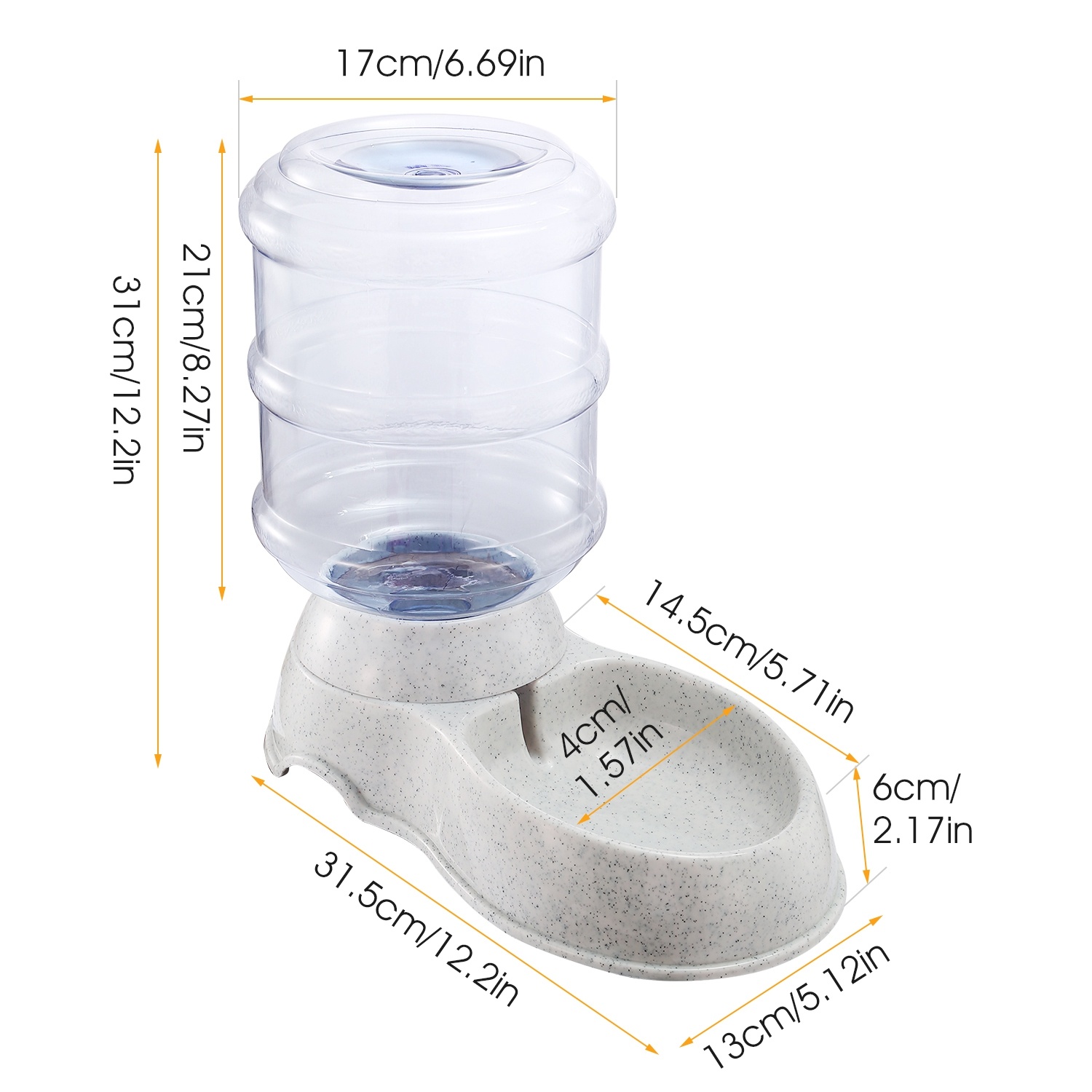 3.5L Gravity Pet Water Dispenser – Automatic Self-Dispensing Water Feeder for Cats & Dogs - Image 4