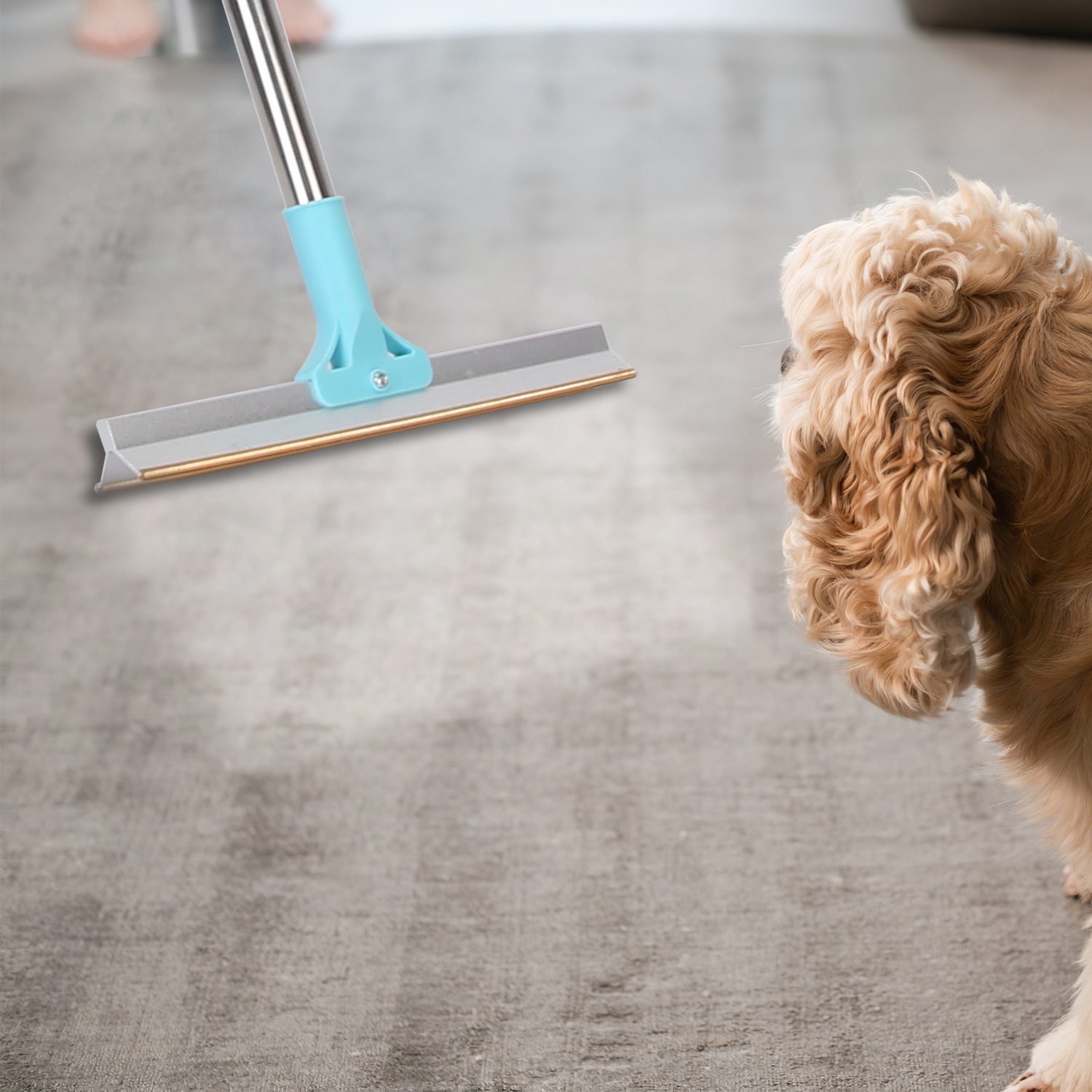 Pet Hair Removal Rake with Adjustable Telescopic Rod – Lint & Fur Remover for Dogs, Cats, Carpets, Clothes, and Furniture - Image 9